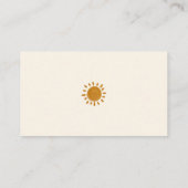 Hier komt de zon | Zonneschijn Luier Raffle Informatiekaartje (Achterkant)