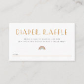 Hier komt de zon | Zonneschijn Luier Raffle Informatiekaartje (Voorkant)