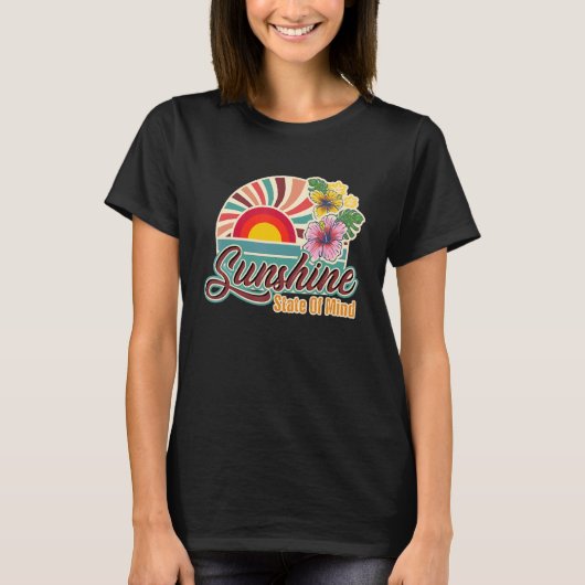 Hier komt de zonneschijn State of Mind Florida T-shirt (Voorkant)
