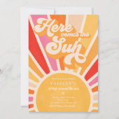 Hier komt de zonneschijnenregenboog van de eerste  kaart (Voorkant)