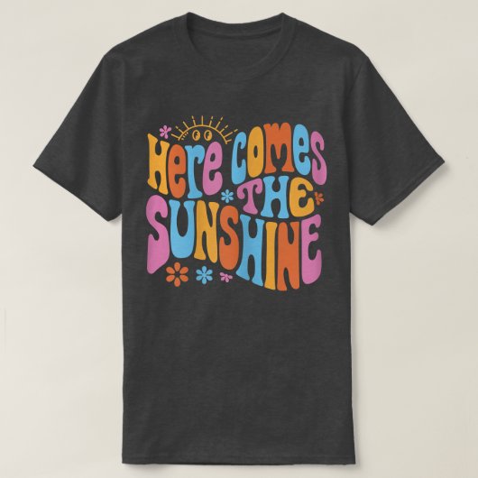 Hier komt de Zonnevaar Happy Sun Summer T-Shi T-shirt (Design voorkant)