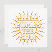 Hier komt de zonnevlakke Kaart (5.25x5.25) (Voorkant / Achterkant)