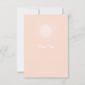 Hier komt de zonnevlam met dank aan je kaart (Voorkant)