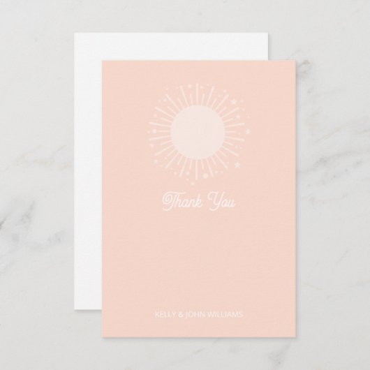 Hier komt de zonnevlam met dank aan je kaart (Voorkant / Achterkant)