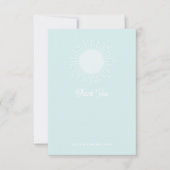 Hier komt de zonnevlam met dank aan je kaart (Voorkant)