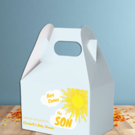Hier Komt De Zoon Baby Boy Borrel Bedankdoosjes