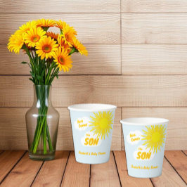 Hier Komt De Zoon Baby Boy Borrel Papieren Bekers