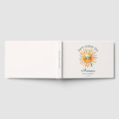 Hier komt de zoon baby boy douche gastenboek (Volledig)