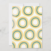 Hier komt de zoon Baby Douche uitnodiging (Achterkant)