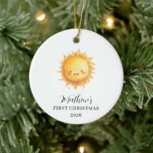 Hier komt de zoon Baby eerste kerst