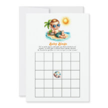 Hier Komt de Zoon Baby Shower Bingo Spel
