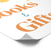 Hier komt de zoon Baby shower boeken en geschenken Poster (Hoek)