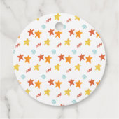 Hier komt de zoon Baby shower dank u aangepaste Bedankjes Labels (Achterkant)