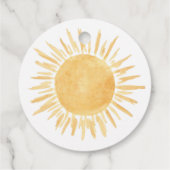 Hier komt de zoon Baby shower dank u Bedankjes Labels (Achterkant)