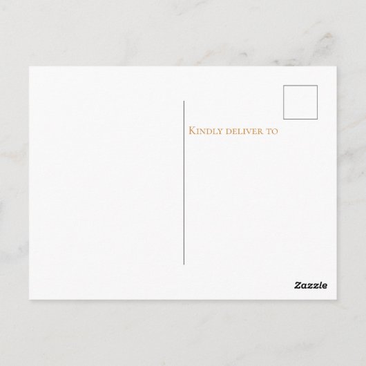 Hier komt de zoon Baby shower dank u Briefkaart (Achterkant)