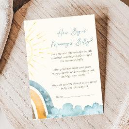 Hier Komt De Zoon Baby Shower Hoe Groot Is Spel