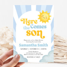 Hier Komt de Zoon Baby Shower