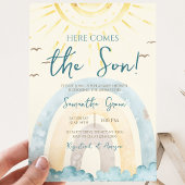Hier Komt de Zoon Baby Shower Kaart