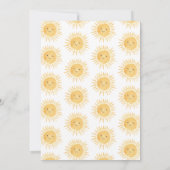 Hier Komt De Zoon Baby Shower Kaart (Achterkant)