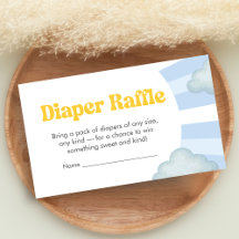 Hier Komt de Zoon Baby Shower Luier Raffle