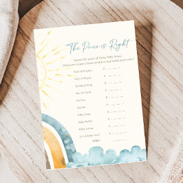 Hier Komt De Zoon Baby Shower Prijs Is Juist Spel