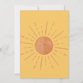 Hier komt de zoon baby shower uitnodiging (Achterkant)