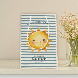 Hier Komt de Zoon Baby Shower Zak Medium Cadeauzakje