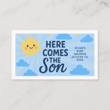 Hier Komt de Zoon Baby Shower - Zonneschijn