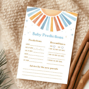 Hier komt de zoon Baby voorspellingen spel