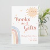 Hier komt de zoon boeken + geschenken kaart (Staand voorkant)