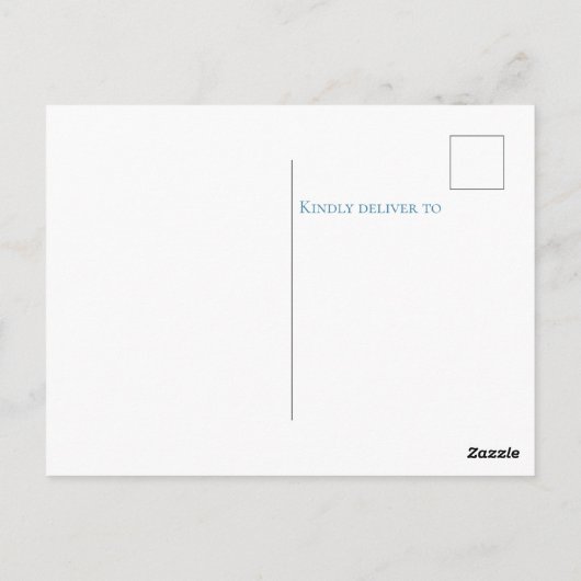 Hier komt de zoon dank u briefkaart (Achterkant)