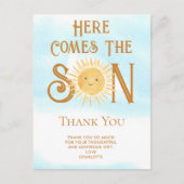 Hier komt de zoon dank u Briefkaart (Voorkant)