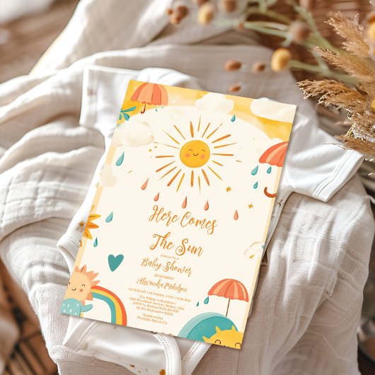 Hier komt de zoon gele zon kaart