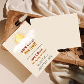 Hier komt de zoon geslacht onthullen Uitnodiging