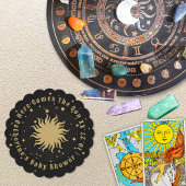 Hier komt de zoon | Hemels Baby shower Kartonnen Onderzetters