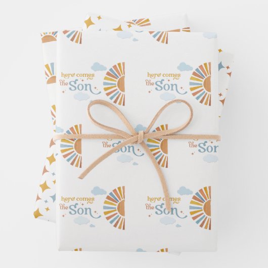 Hier komt de zoon - inpakpapier (In situ)
