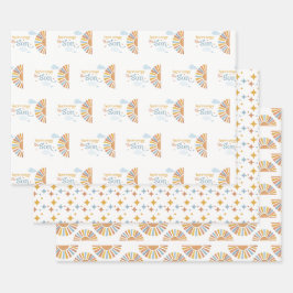 Hier komt de zoon - inpakpapier vel