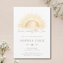 Hier Komt De Zoon Jongen Baby Borrel