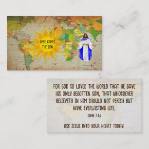 Hier komt de Zoon Kaart Visitekaartje