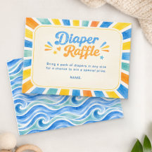 Hier Komt De Zoon Luiers Raffle Insteekkaart