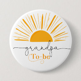 Hier komt de zoon opa om te zijn ronde button 7,6 cm