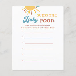 Hier Komt De Zoon Raad De Babyvoeding Spel