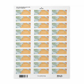 Hier Komt de Zoon Retouradreslabel Etiket (Full Sheet)