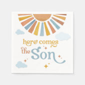 Hier komt de zoon - servet (Voorkant)