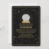 Hier komt de zoon | Sun Tarot Baby shower Kaart (Achterkant)