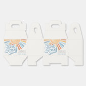 Hier komt de zoon Sunshine Boy Baby shower gunst Bedankdoosjes (Ongevouwen)