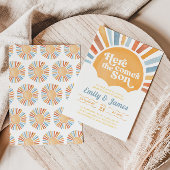 Hier komt de Zoon U bent mijn zonneschijn Baby sho Kaart