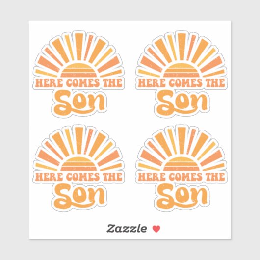 Hier komt de Zoon van God I (Jezus) Sticker (Vel)