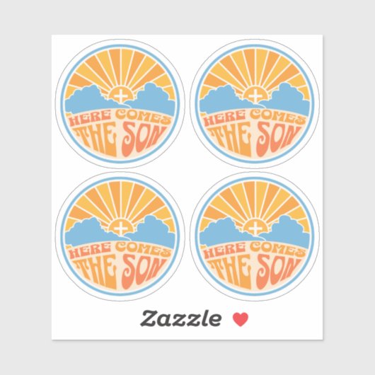 Hier komt de Zoon van God (Jezus) Sticker (Vel)
