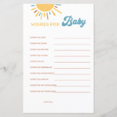 Hier komt de zoon wensen voor babykaarten (Voorkant)